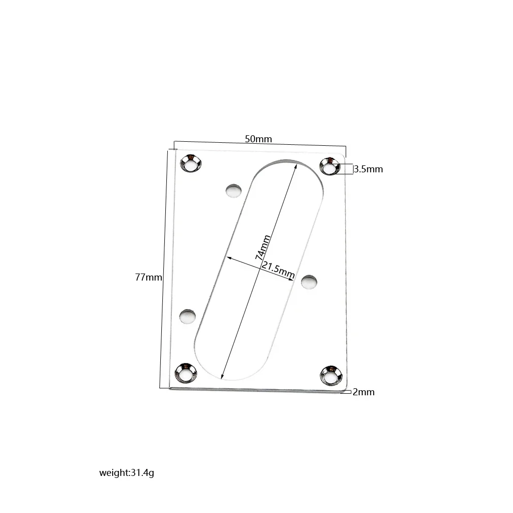 Anillo de montaje de pastilla de conversión de piezas de guitarra - Humbucker Telecaster Bridge