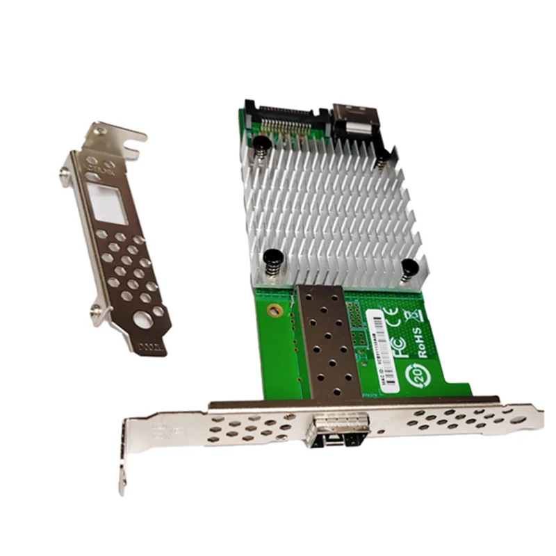 

ABGI-SFF-8087 Cable Included M. 2 Key M To 10G SFP+ Network Card For 82599 Chipset