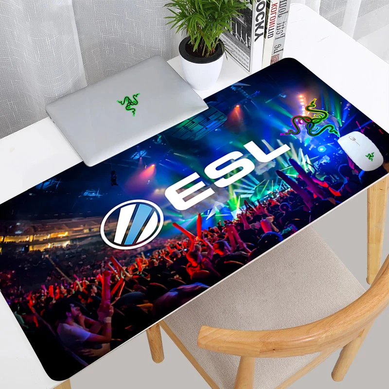 

ESL RAZER Large Mouse Pad Gaming Accessories Office Computer Game Keyboard Mousepad XXL PC Gamer Laptop Desk Mat For CS GO LOL