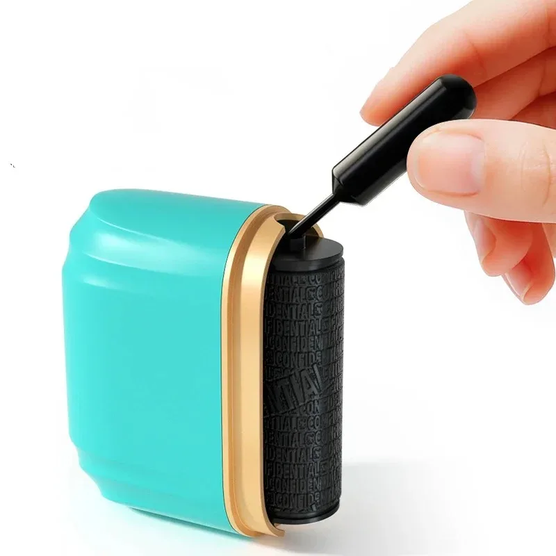 Caneta de Tinta Original para Selo de Privacidade Tipo Rolo, Anti-vazamento e Ocultação de Informações
