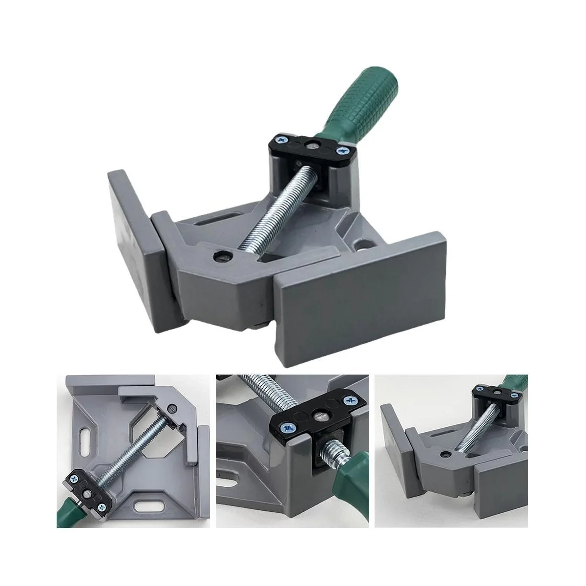 

Aluminum Single Handle 90 Degree Right Angle Clamp Angle Clamp Woodworking Frame Clip Right Angle Folder Tool 1PC