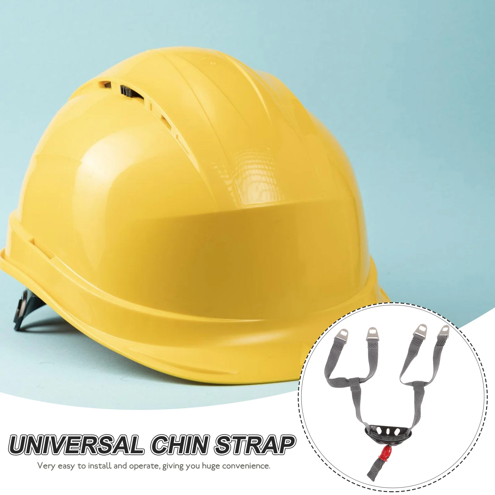 

2Pcs Strap Hard Hat Adjustable Wear resistant Safety Accessories Construction Chin Strap For Hard Hat Protective Gear