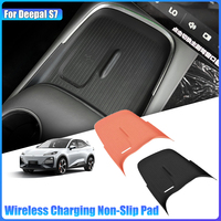 For Deepal S07 S7 2023 2024 Car Center Control Wireless Charging Silicone Panel Silicone Anti-slip Mat Interior Accessories