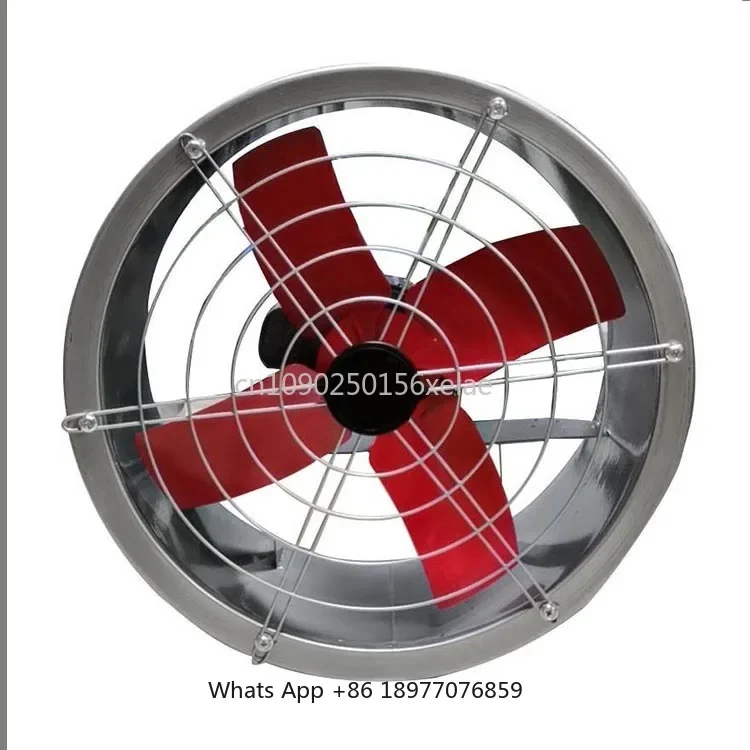 For Kitchen Restaurant Factory Duct Blower Fan 220V 100W Powerful Wall Fan High Effect Exhaust Axial Fan