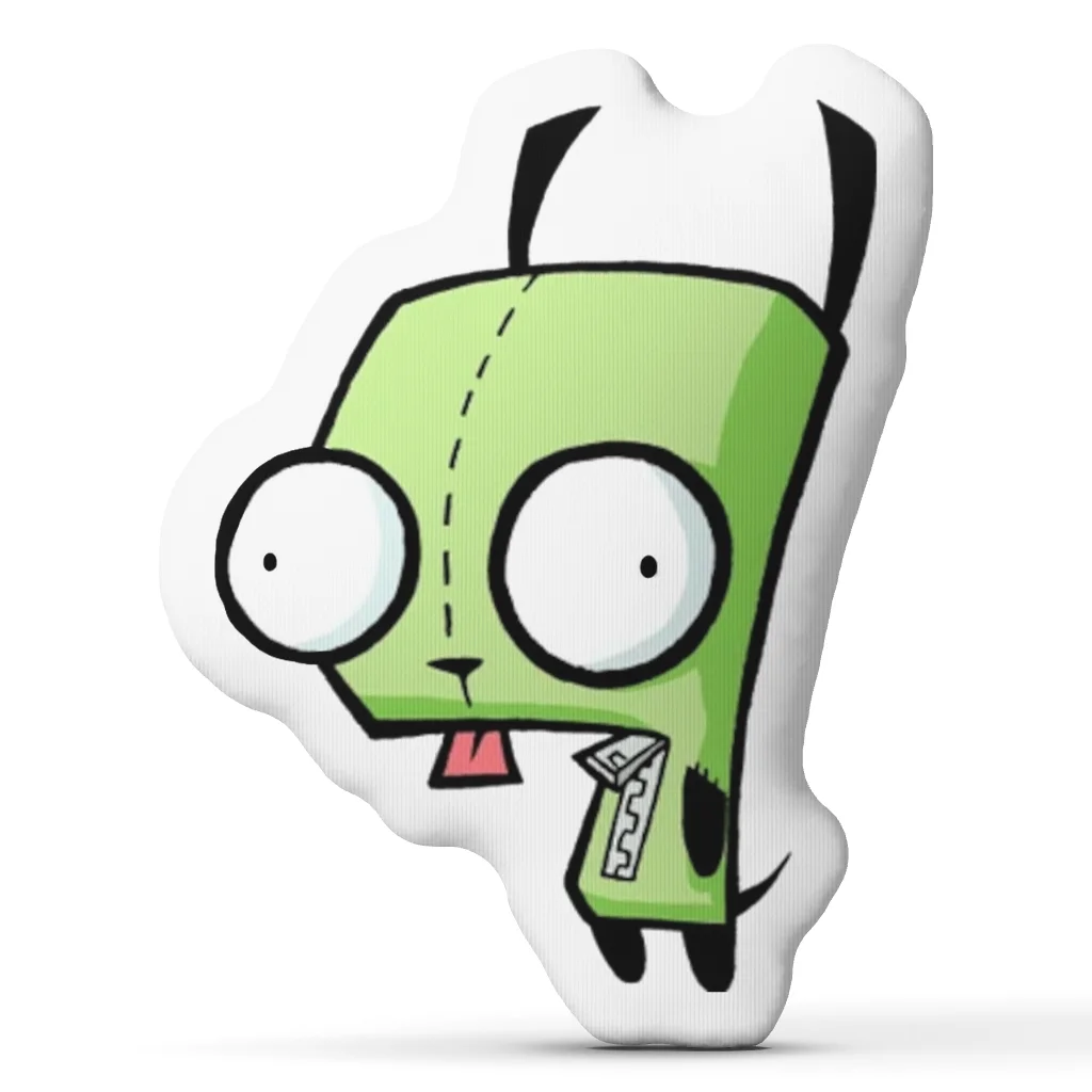 Gir Invaders Zims Funny Pillow Cushion Irregular Stuffed Throw Pillow Home Decor Gift Sofa Bed