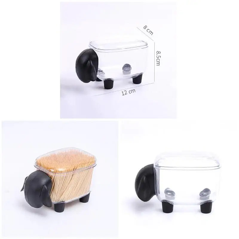 

Ящик для хранения, органайзер в форме маленькой овцы для дома и офиса, ватные палочки, зубочистки