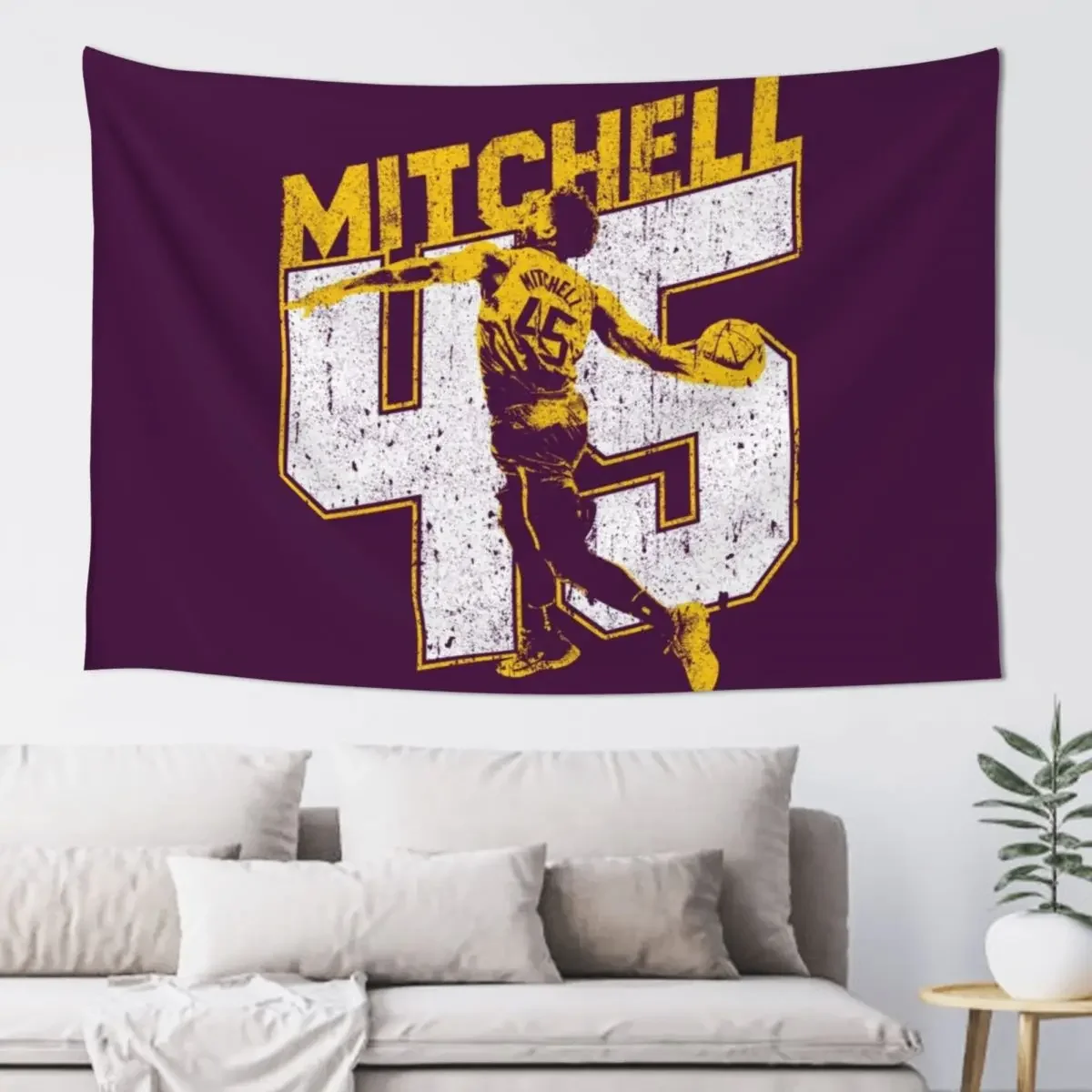 Donovan Mitchell Tapestry Bedroom Decoration Wall Decoration Wall Decor Hanging Decorative Wall Mural Tapestry