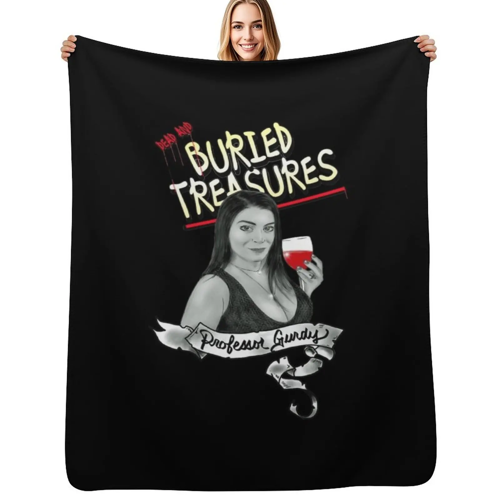 

Professor Gurdy Throw Blanket Warm Accent Blanket for Living Room Decoration