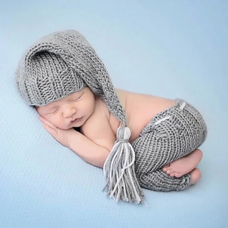 Newborn Baby photoshoot Suit New born Baby Girls Boys Crochet Knit Costume Photography Prop Outfits Baby Clothes infant Clothing