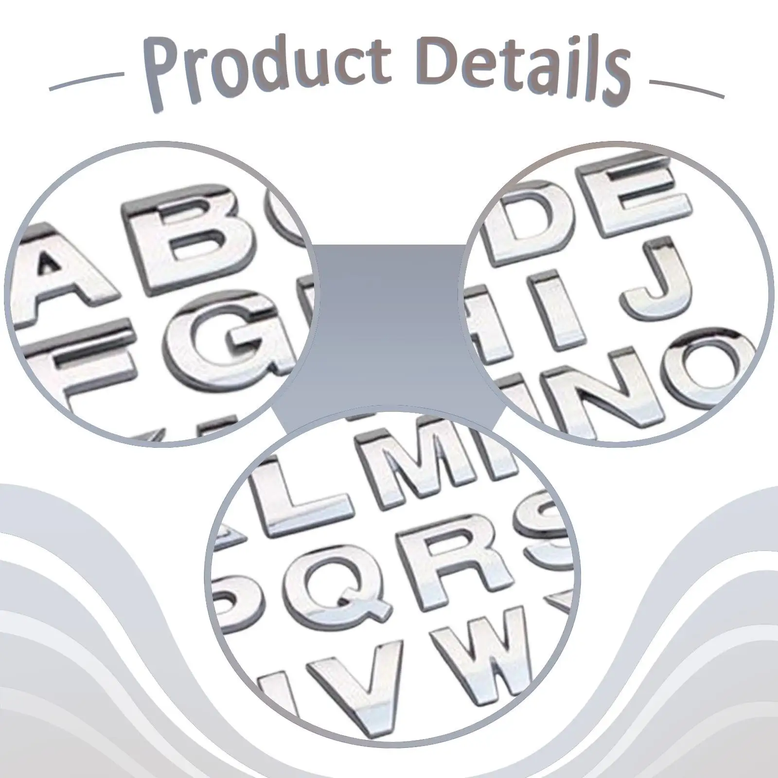 

Водонепроницаемые 3D металлические наклейки-буквы для автомобиля, полный алфавит, для самостоятельной установки на кузов, капот, для автофургонов, внедорожников, фургонов