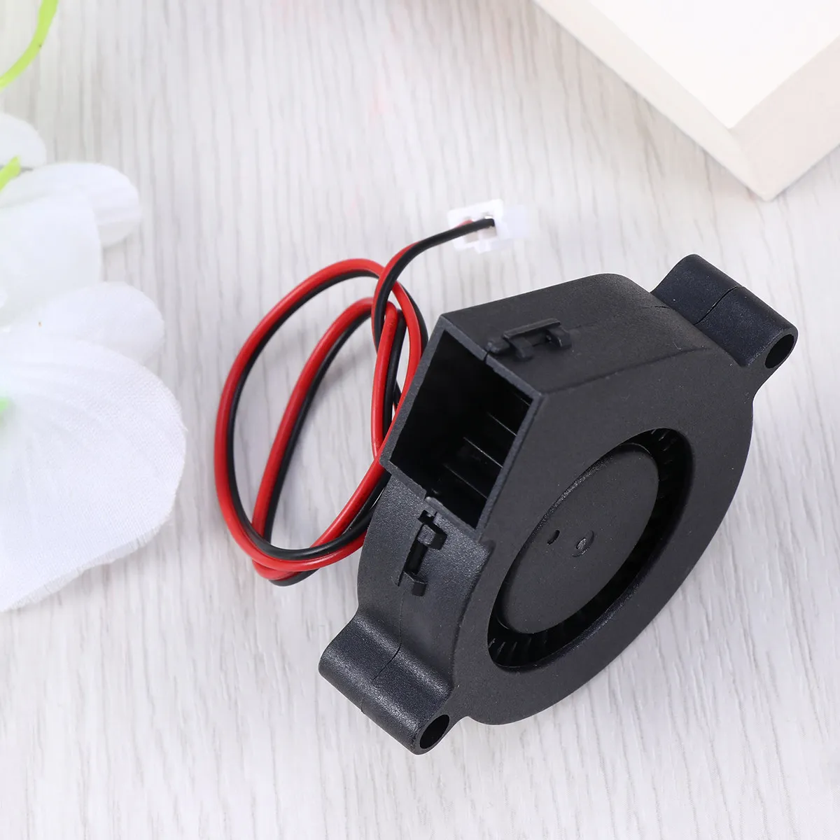 

Dc 24V 3D Printer Blowing Fan Black High Precision Oil Bearing Long Life Low Noise Cooling Heatsinks Prints Cooling Fan