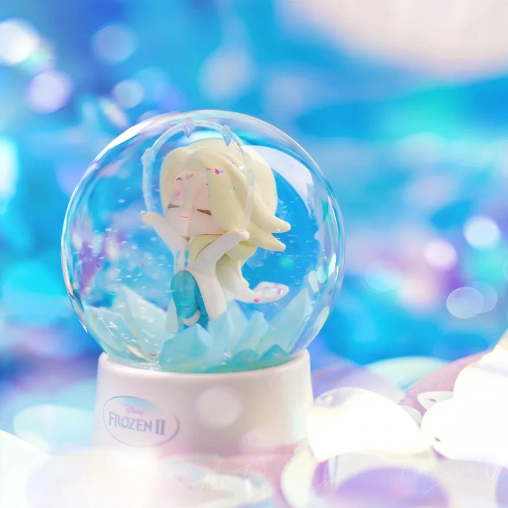 Frozen II-Serie, Kristallkugel, Blindbox, Spielzeug, 52 Spielzeuge, Sammlung, Ornamente, Dekoration, Geschenke für Jungen und Mädchen, trendiges Sammlerstück