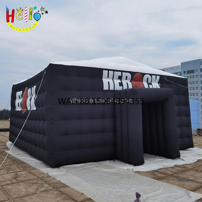 Lighted Party Giant Inflatable Tent Party Inflatable Nightclub Tent for Wedding Inflatable Club Party Tent with LED