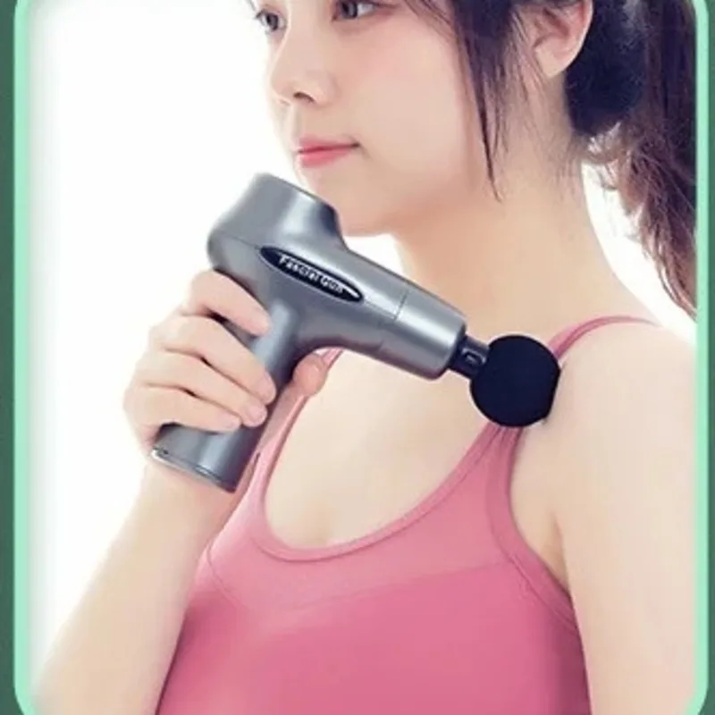 Electric Fascia Gun Muscle Relaxor Massager Deep Tissue Percussion Massage Machine Relax Slimming Pain Body Relief Stimulator