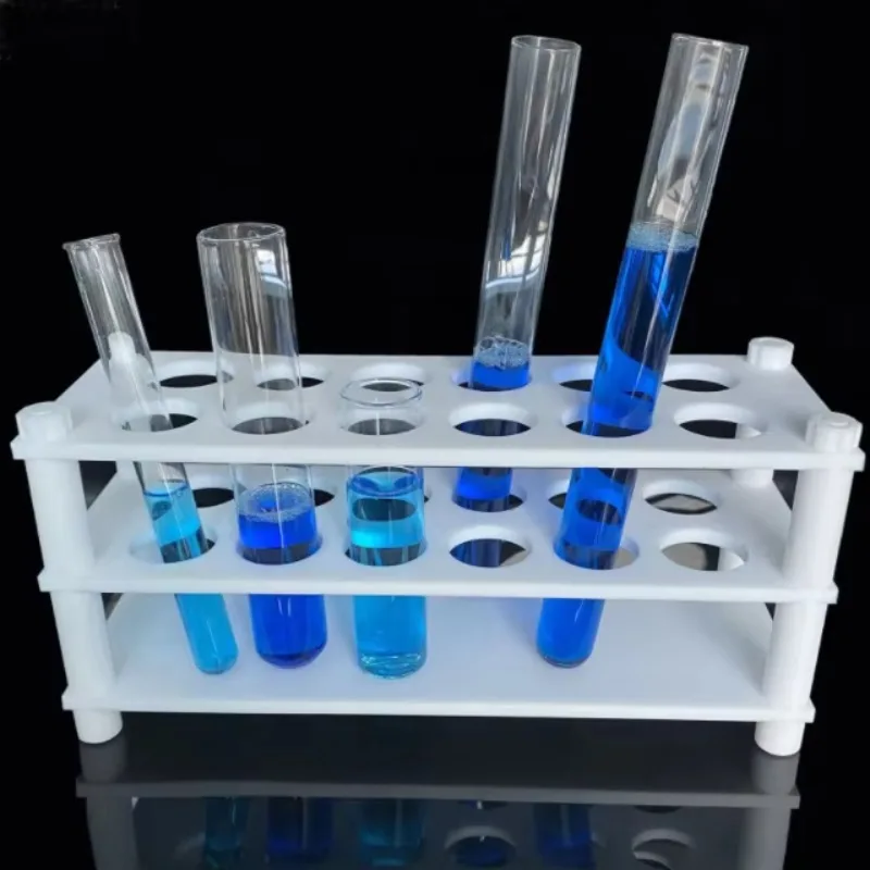 Customizable Lab PTFE for Test Tube Rack Square Centrifuge Tube Holder with 6/12/24/36/40 Holes OEM Support