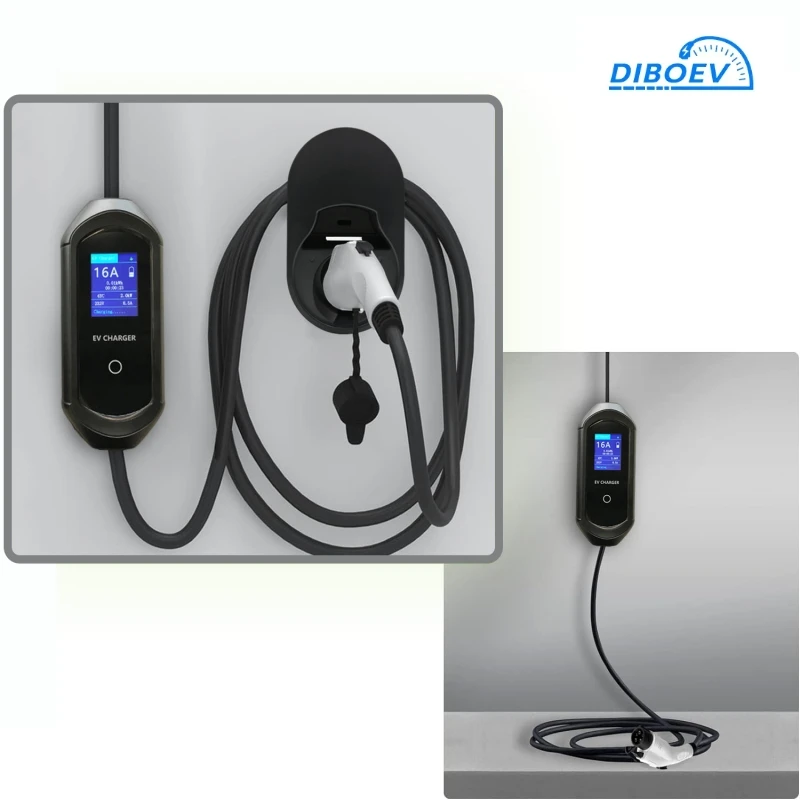 EV Charger Holder Holster Dock For Electric Vehicle Type1 Charging Cable Extra Protection Leading Wallbox