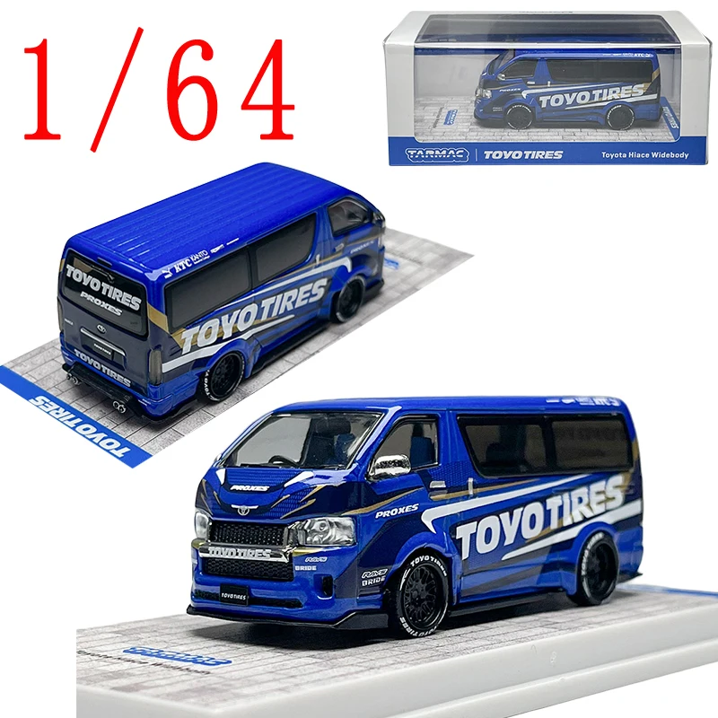 

TW Diecast 1/64 Scale Toyota Hiace Business Car Model Alloy, Toyota Hiace Bus Play Vehicles Model Toy Collection Ornament