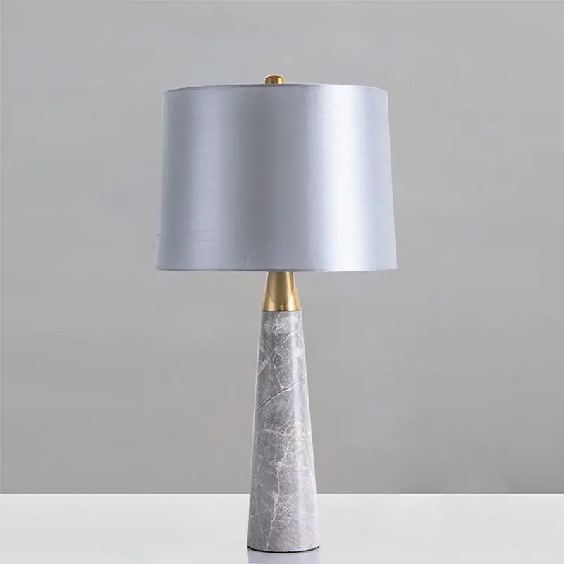 

Simple Energy-saving Marble Creative Led Villa Designer Living Room Bedroom Bedside Table Lamp
