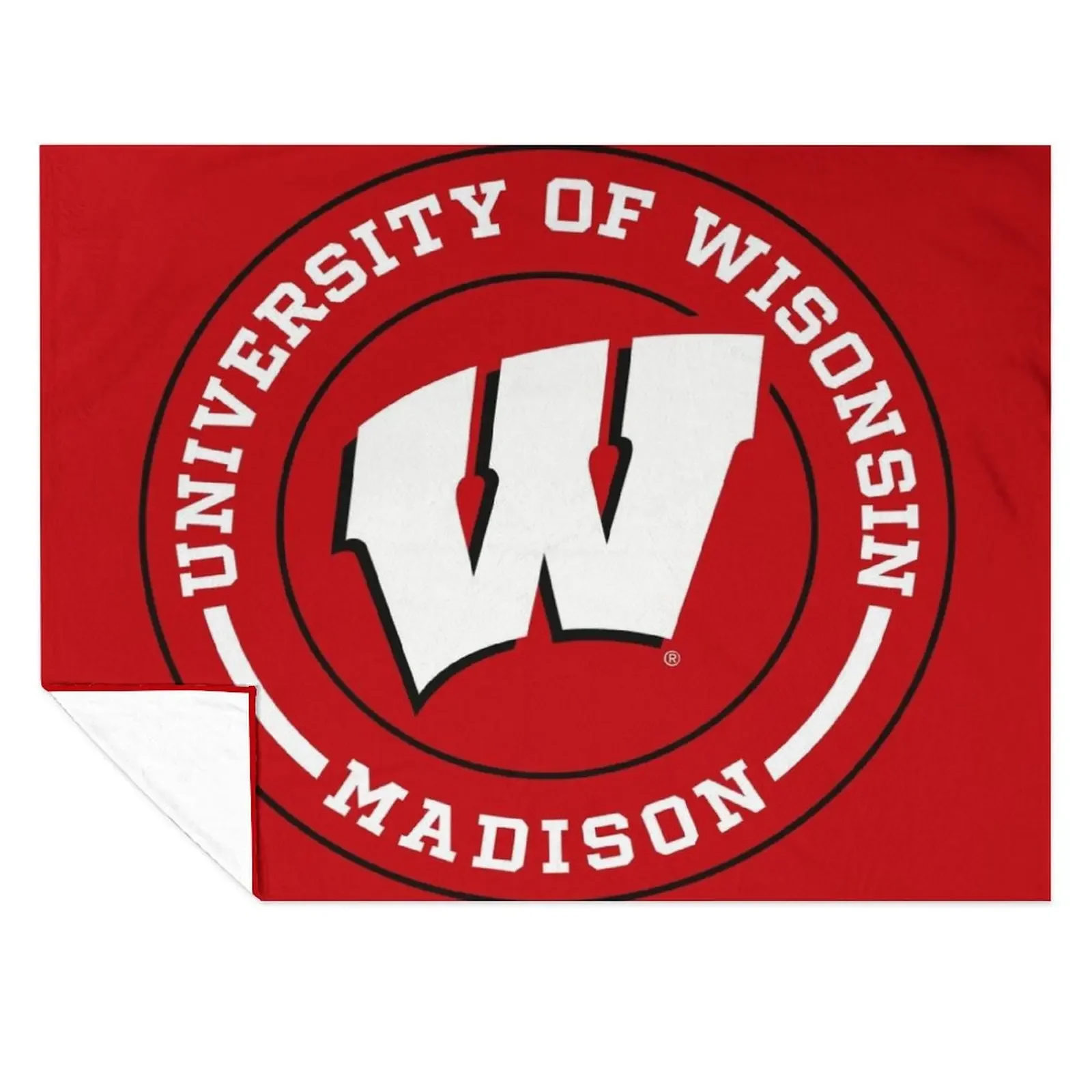 

UW-Madison Throw Blanket Soft funny gift Retros Shaggy Blankets