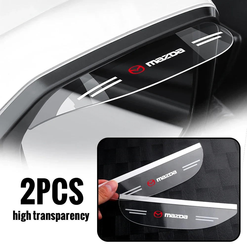 

Flexible Rear View Mirror Rain Shield Guard Shade Cover for Mazda CX-30 CX-5 CX-50 Car Exterior Decoration
