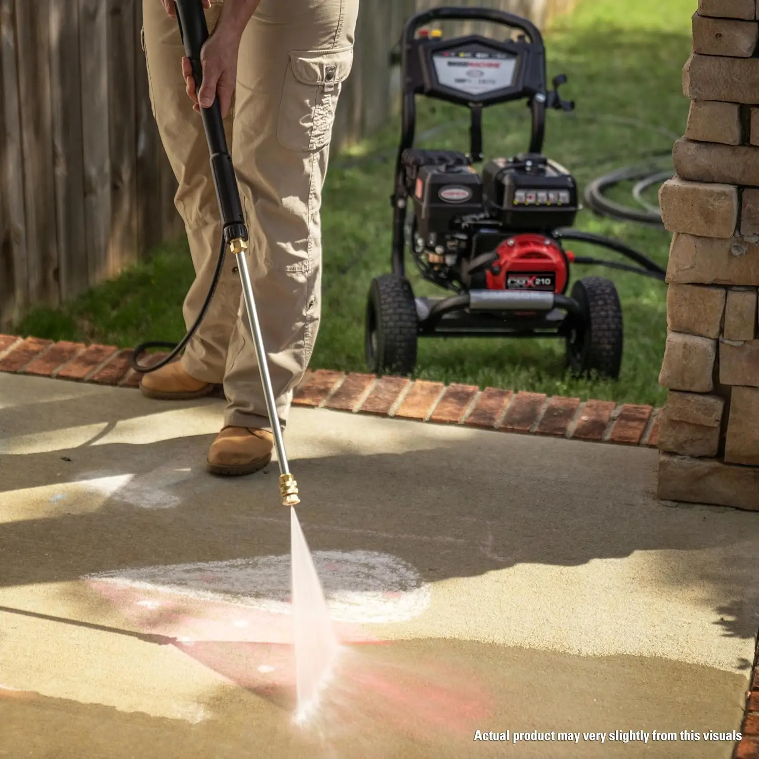 SIMPSON Cleaning-máquina de limpieza CM61083, lavadora a presión de Gas de 3400 PSI, 2,5 GPM, motor CRX, Incluye pistola de pulverización y varita, 4 QC Nozz