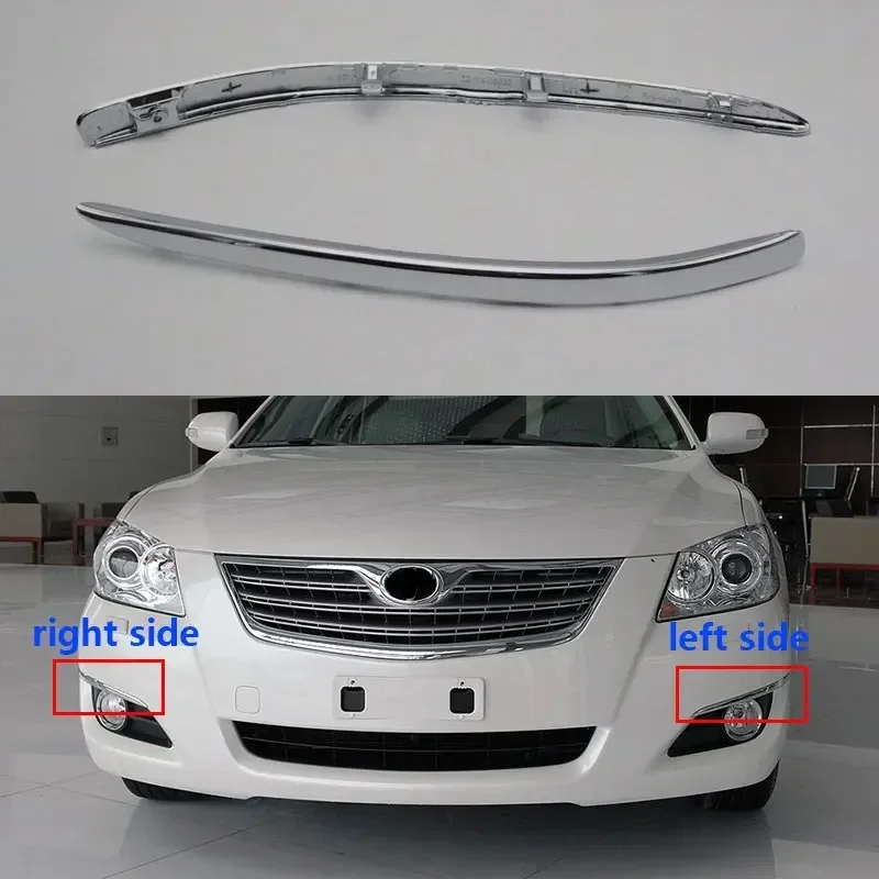 For Toyota Camry Aurion 2006 2007 2008 Front Bumper Fog Light Lamp Chroming Cover Garnish Trim  OEM 52712-06020 52713-06020