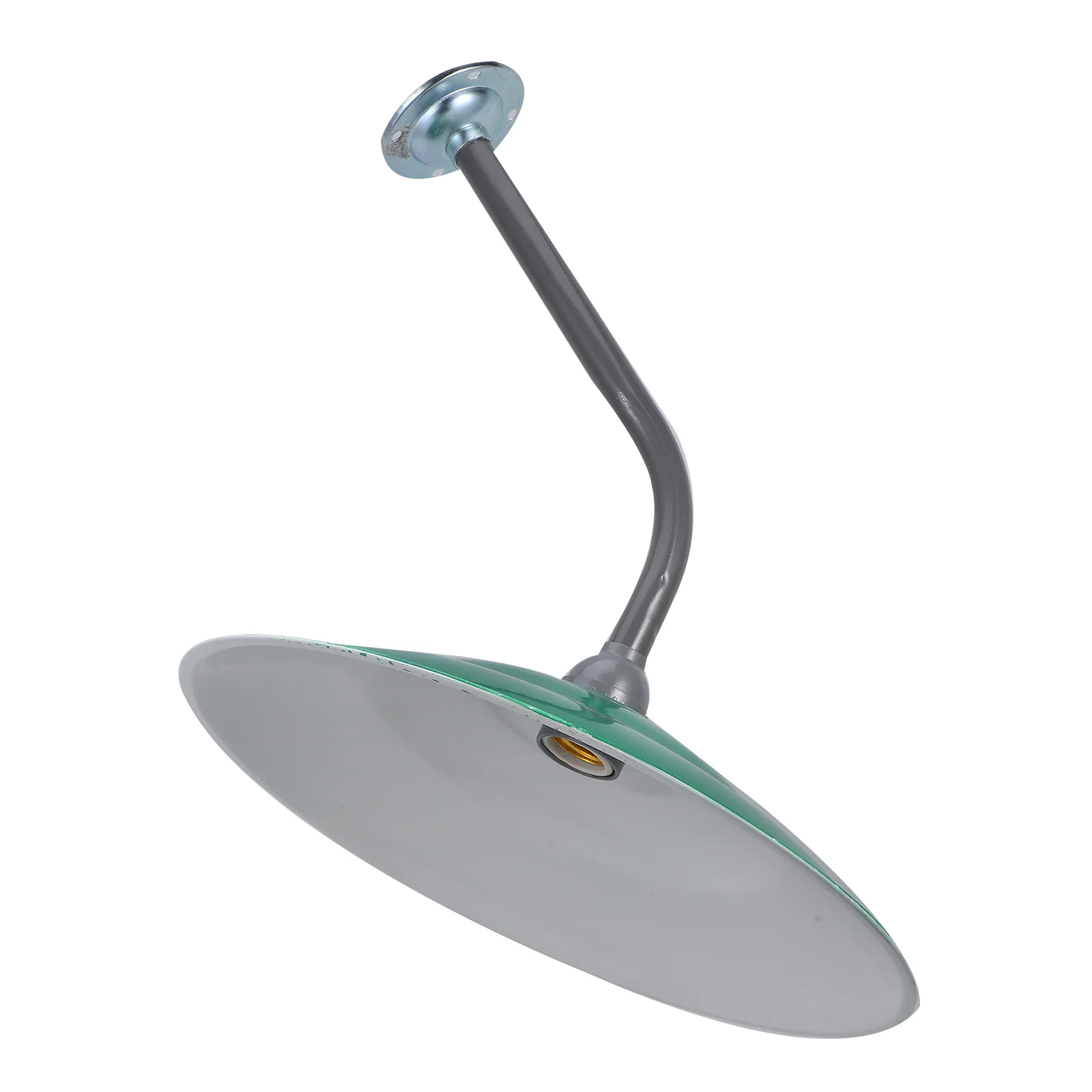 

Retro Enamel Bulb Guard LED Light Industrial Mining Lamp Outdoor Waterproof Lampshade 35cm Bend Rod Simple Installation High