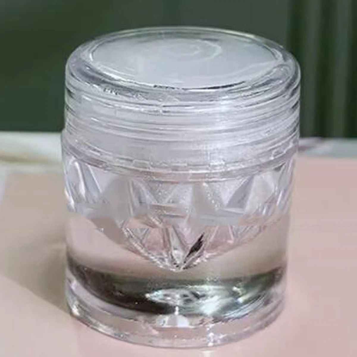 White Chrome Nail Powder Super Glossy Clear Mirror Effect Smooth Pearl Glitter Pigment White Ice Transparent Moonlight Powder