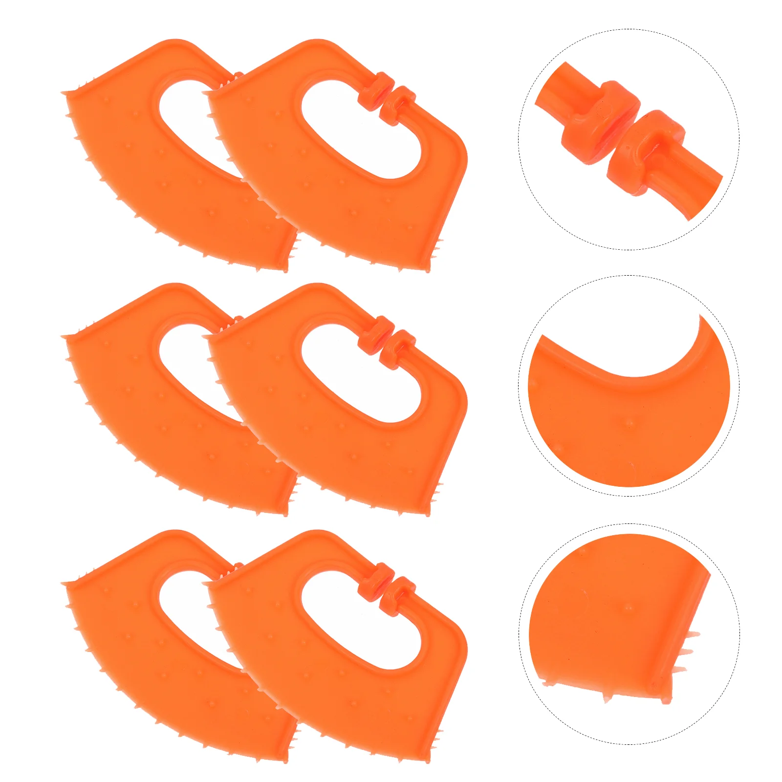 10 Pcs Calf Weaner Anti-sucking Nose Clip Cow Plastic Weaning Tool Equipment Livestock Pp