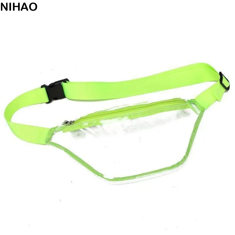 

Водонепроницаемая прозрачная поясная сумка на молнии, сумка-полумесяц, нагрудная сумка из ПВХ, сумка для телефона в корейском стиле, прозрачная сумка через плечо для женщин/мужчин