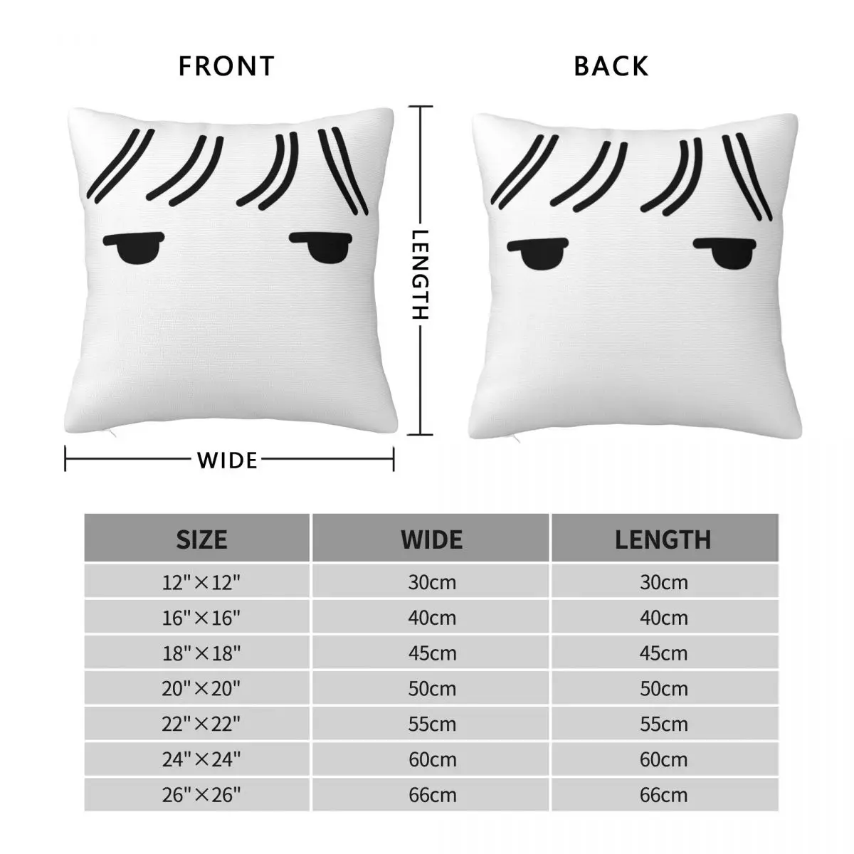 Soraru Hanpen Pillowcase Polyester Linen Velvet Creative Zip Decor Home Cushion Case