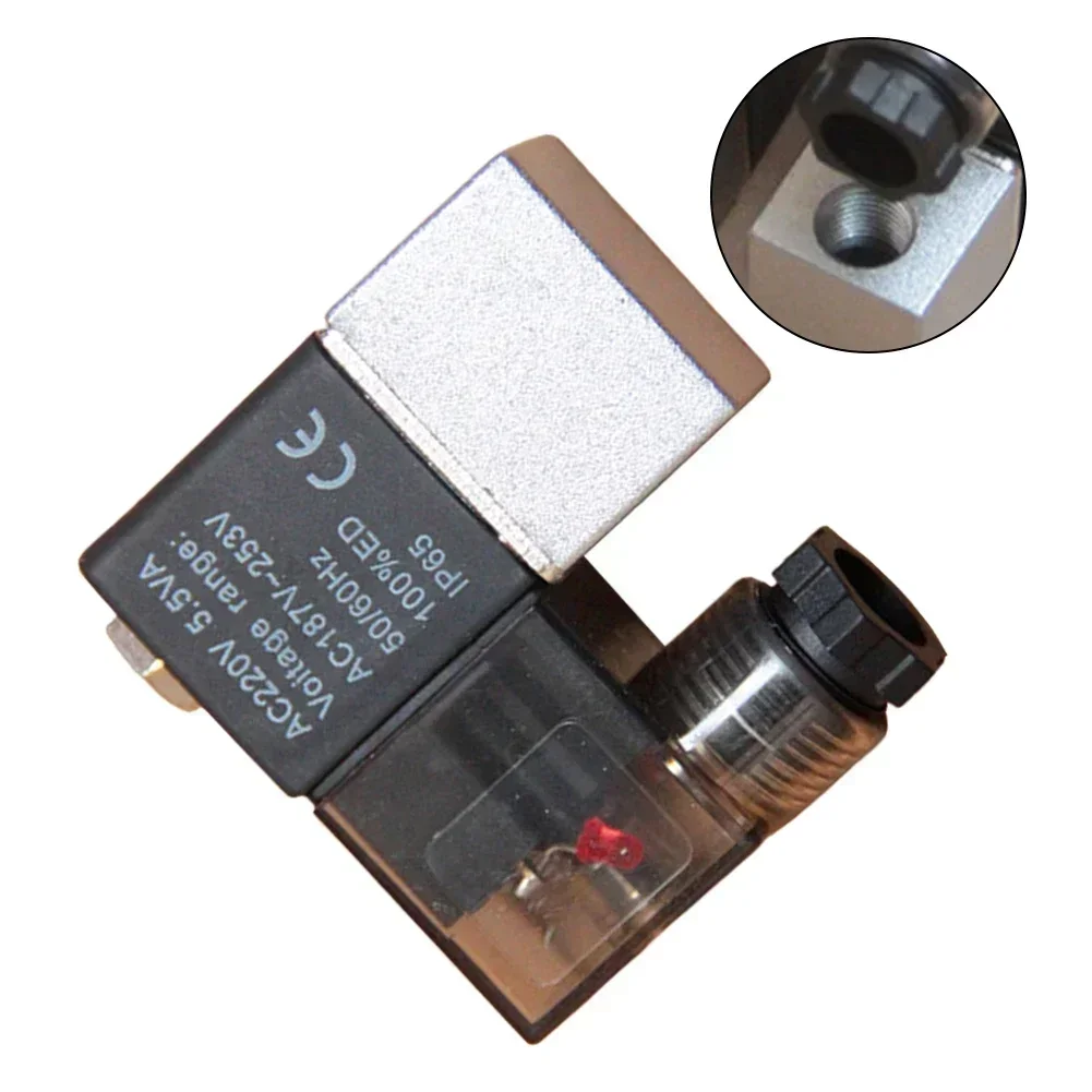 صمام الملف اللولبي لضاغط الهواء الصامت الخالي من الزيت - صمام تخفيف الضغط والعادم لمعدات طب الأسنان واستخدام المختبرات  #5