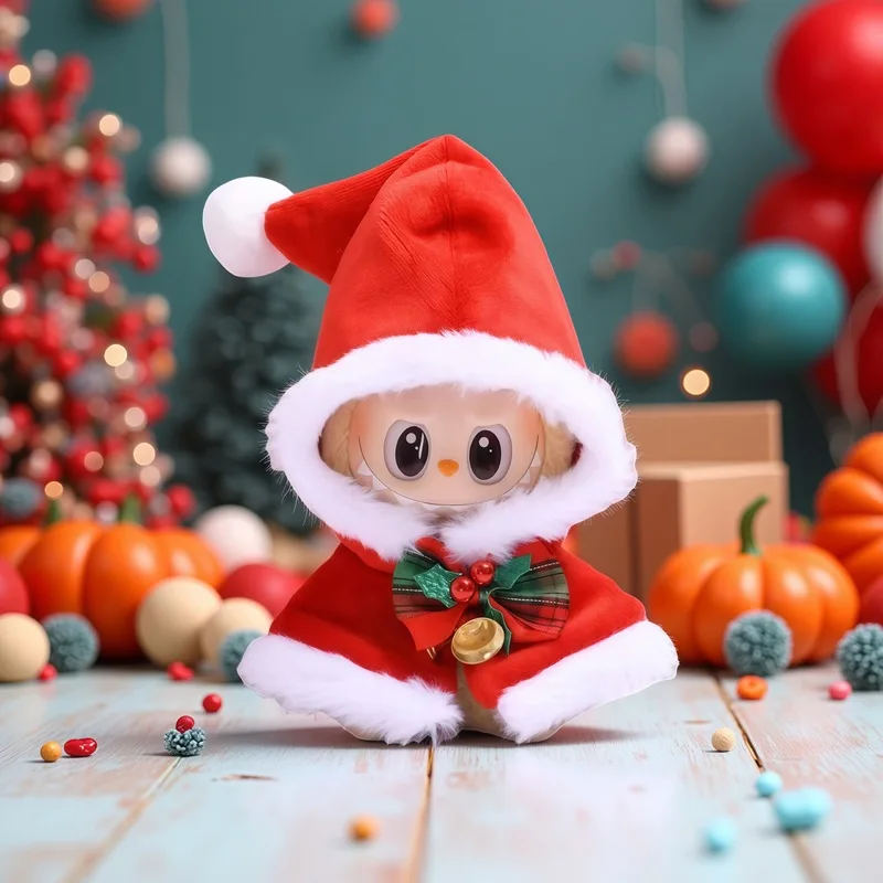 

For Labubu Christmas Set First Second And Third Generation Children'S Clothing Reindeer And Snowman Clothing Children'S Clothing