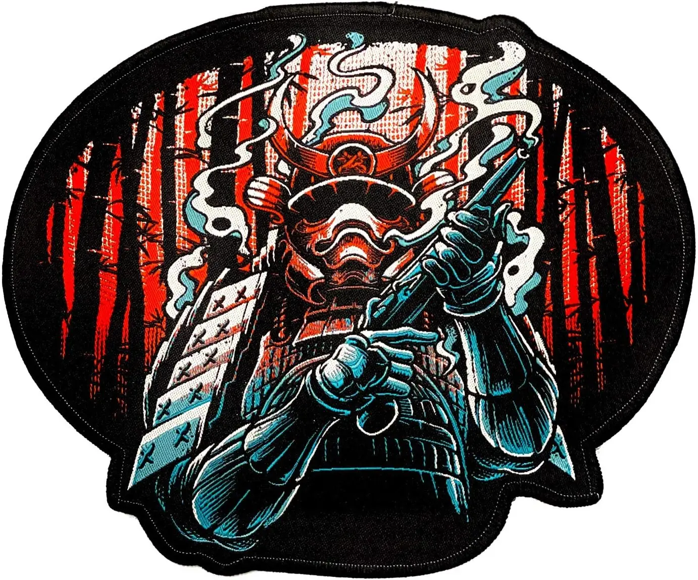 BJJ GI Patch by Ronin - Shogun Heishi Patch Premium Kimono and Rucksack Patch – Animated Sewn Sticker with Intense Colorings