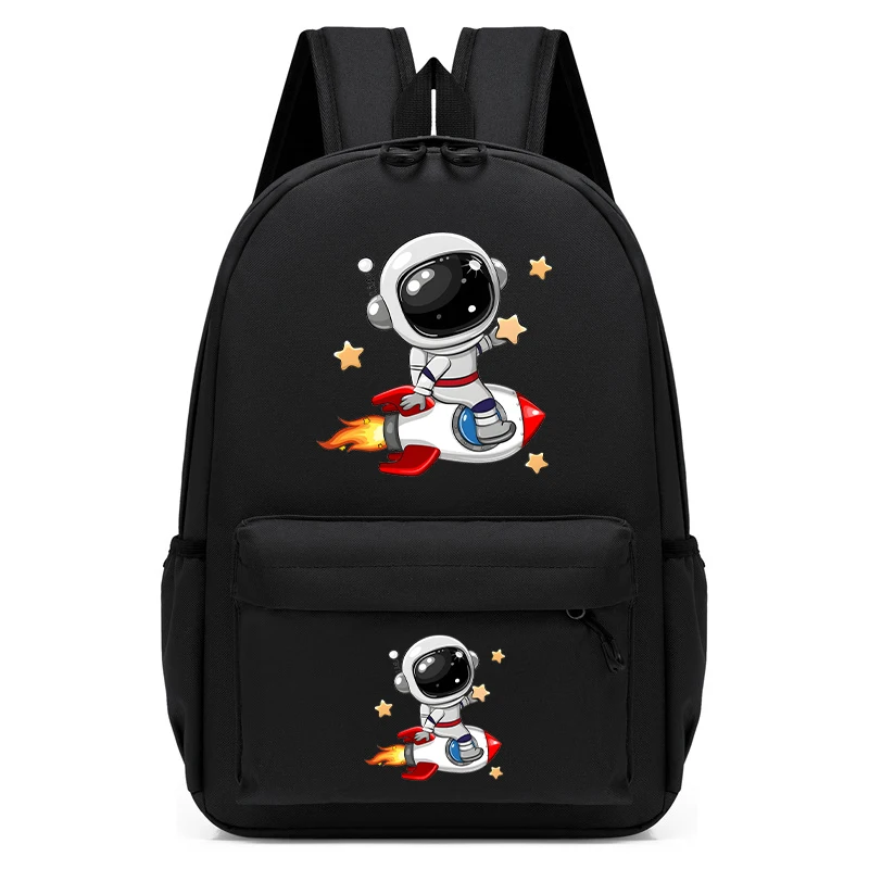 Cartoon niedlichen Astronauten drucken Kinder Schult aschen für Mädchen Jungen Rucksack zurück zur Schule Bagpack Kindergarten Studenten Bücher tasche