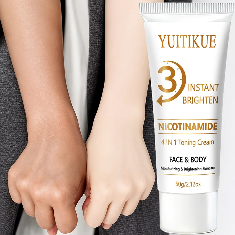 Dual‑Use Facial Body Brightening Cream Deep‑Moisture Nourish Skin Tone Improver For Dark Areas On Armpit Knee Elbow Skin Care