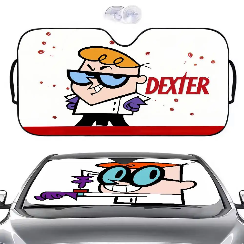 

Cartoon D-Dexters L-Laboratory Parasol para coche Parasol Parabrisas de coche Parasol Protección UV y enfriador interior