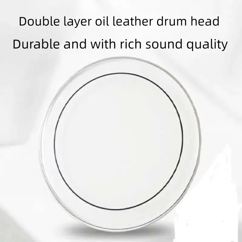 

8-22 inch double-layer oilskin frame drum jazz drum transparent double-layer oilskin training drum leather round leather oilskin