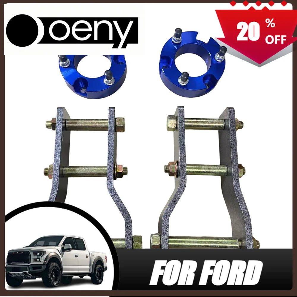 Apto para kits de elevación de suspensión trasera 4x4, adecuados para Ford Ranger T9 2023 2024, kits de elevación de suspensión delantera y trasera