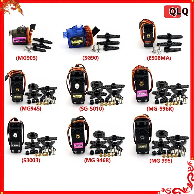 

2Pcs Servo G90 S90 S955 S956 3003 180/360 Degree Servo Governor For Toy Control Systems Parts Accessories From China Mainland