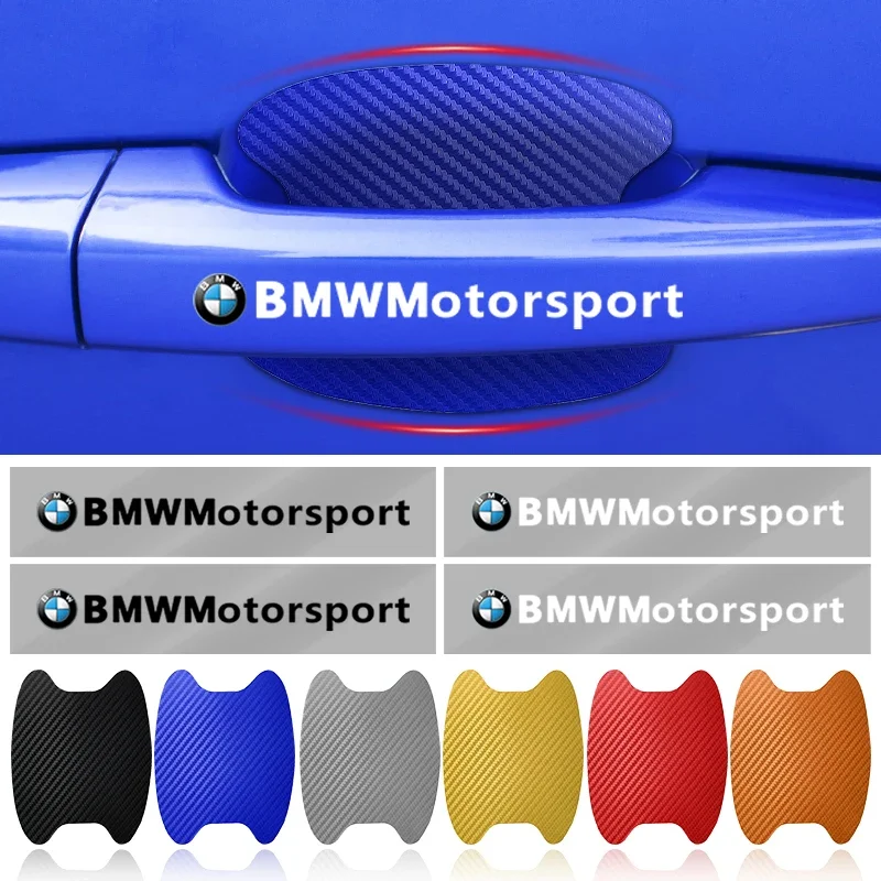 

8Pcs Car Door Sticker Auto Handle Anti Scratch Protection Film Car Styling For BMW M E46 E39 E90 E60 E36 F30 F10 E34 E30 F20 E92