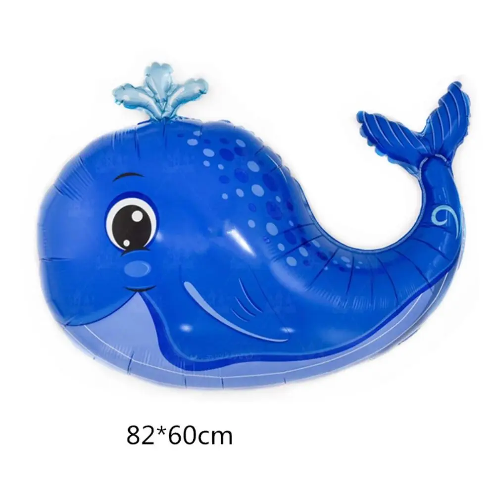 Linterna pez/caracol de mar/caballito de mar Animal del océano globo de papel de aluminio dibujos animados inflable niños decoración de fiesta de cumpleaños