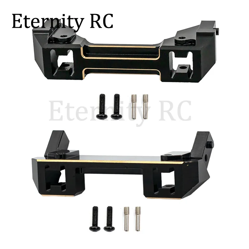 RC Car Brass Front and Rear Bumper Mount Counterweight for RGT EX86190 EX 86190 LC76 1/10 RC Crawler Car Upgrade Parts