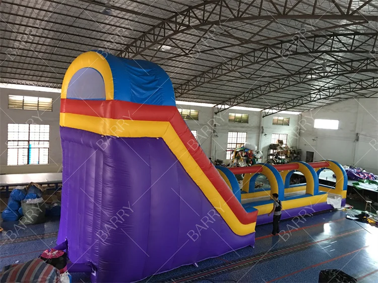 الصين بحيرة الكبار التجارية رخيصة كبيرة نفخ المياه الشريحة بارك للبيع الفناء الخلفي نفخ الشريحة #4