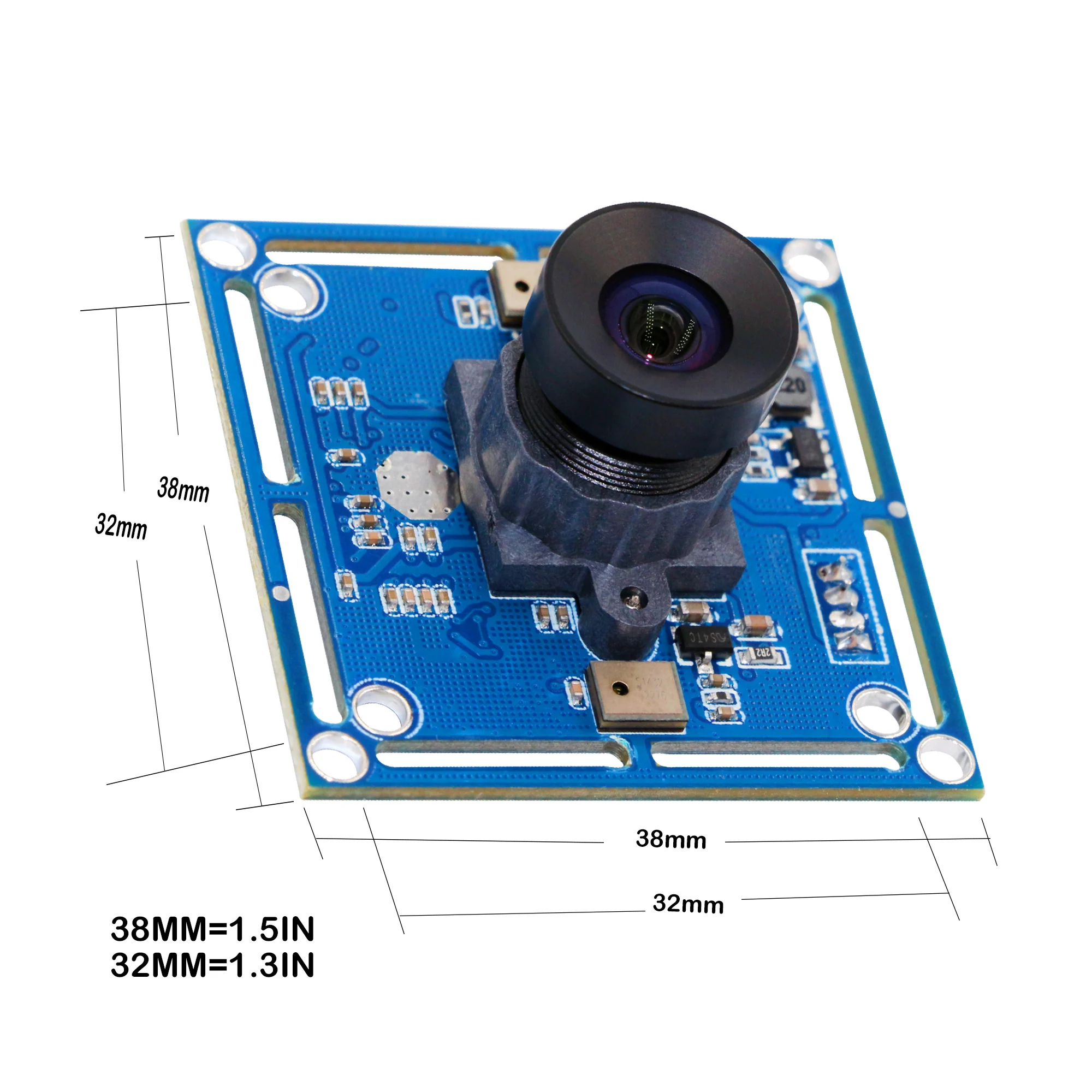 OEM IMX323 2MP Low Light Full HD AHD Camera Module 1080P Fixed Focus Wide Angle  Facial Recognition CMOS USB Camera Module