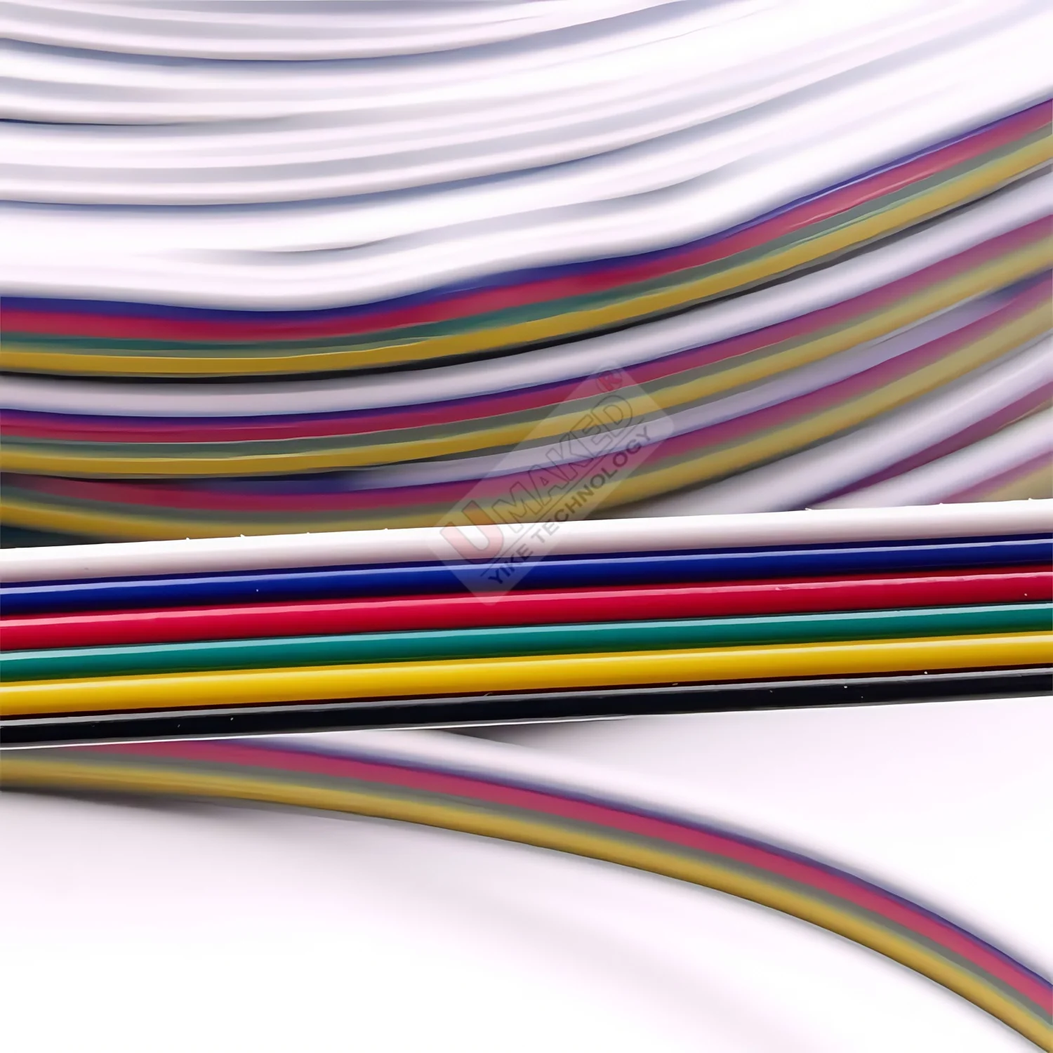1/5/10/100m 6pins tinned copper wire cables,extension cable wire 22AWG LED strip electronic wire cable DIY connect strip cables