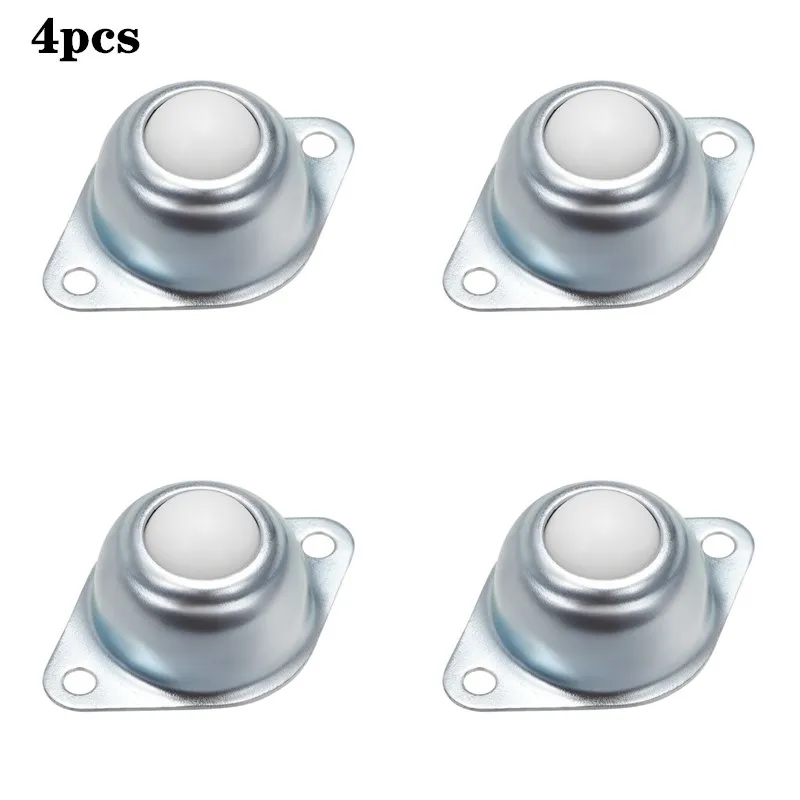 

4PCS Universal Nylon Roller Ball Transfer Bearing Caster Round Bull Wheel for Processing System Accessories