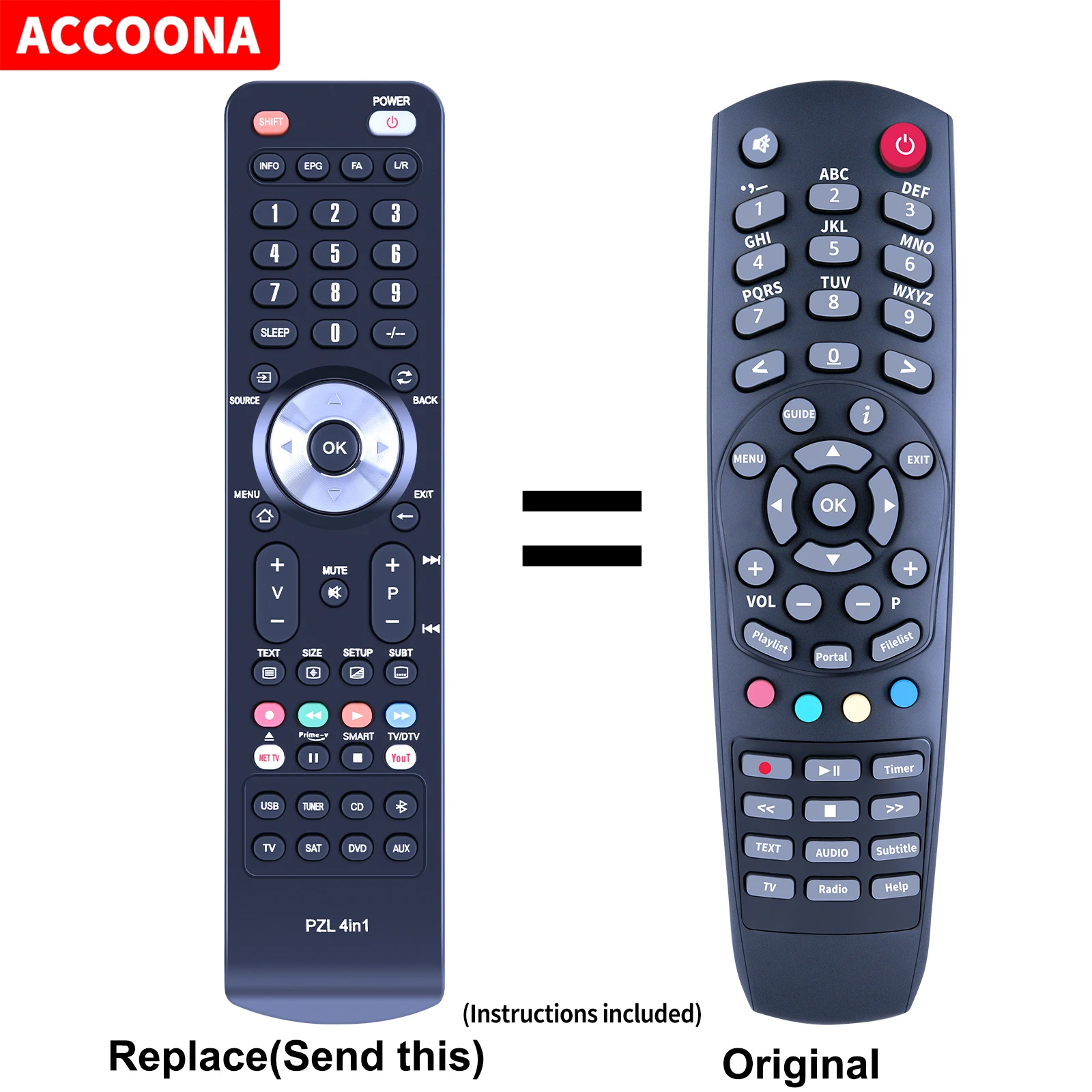 جهاز تحكم عن بعد بديل لـ XTREND ET4000 ET5000 ET6000 HD ET-4000 #1