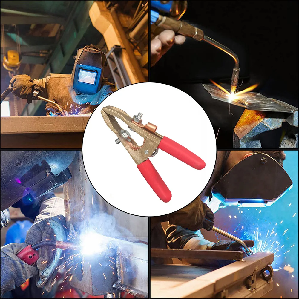 500A Earth Cable Clamp Welding Pliers A Shape Earth Wire-Clamp Grounding-Clamp For Shipyard Steel Structure Fabrication