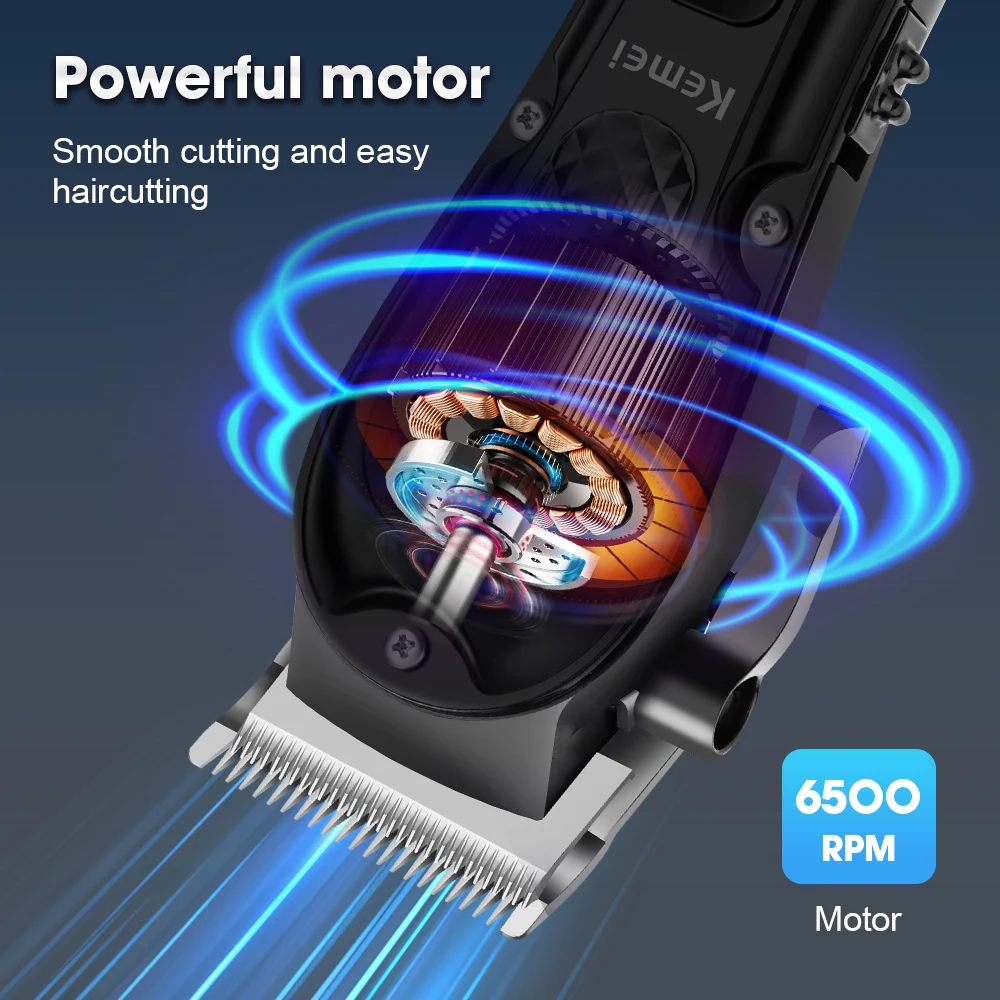 ماكينة تشذيب الشعر للرجال، مجموعة منخفضة الضوضاء، كهربائية قابلة لإعادة الشحن عبر USB، صوت قابل للتعديل، هدية للرجال، ماكينة حلاقة احترافية